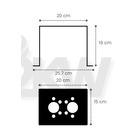 Miniature Support de montage pour chauffage suspendu 4KW - AUTOTERM N° 2
