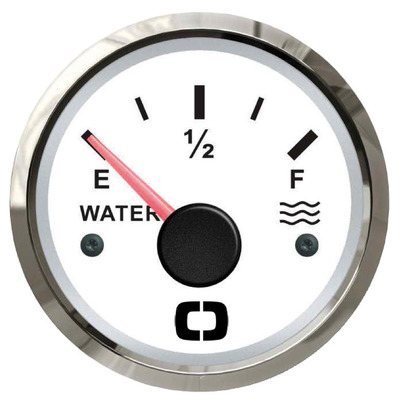 Jauge niveau d'eau 10-180 ohm blanc/polie - OSCULATI