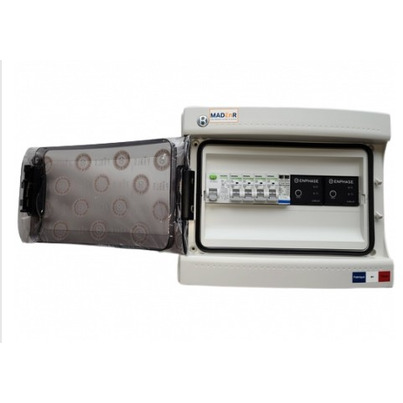Coffret de protection AC 6kW - 2 x Q Relais monophasé - MadEnR