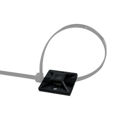 Base adhésive pour collier de serrage - Lot de 50 - CARBEST -
