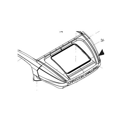 1 TOIT SMC PROFILES FORD BLANC 249 - - TRIGANO