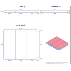 Miniature Matelas pliable pour Renault Trafic, Opel Vivaro et Nissan Primastar – Cargo, Commercial N° 2