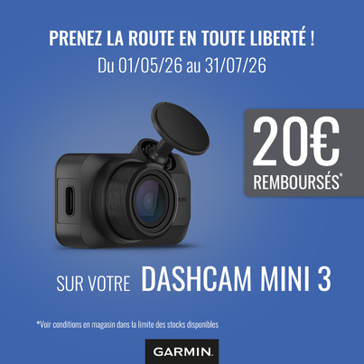 Dash Cam Mini 3 – Caméra embarquée ultra-compacte 1440p avec détection d’incident et connectivité Wi-Fi  - GARMIN