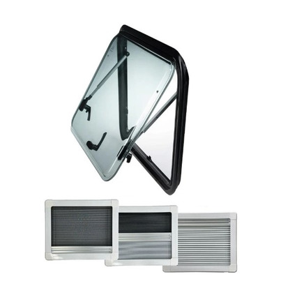BAIE LIGHT  + CADRE OCCULTANT ET MOUSTIQUAIRE- 600 X 350