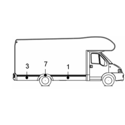 Bas de caisse arrière droit - CHAUSSON FLASH 03 - 2006 - TRIGANO