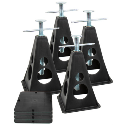 Lot de 4 vérins en plastique - CARBEST