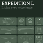 Miniature Tente de toit - EXPEDITION L - 3-4 places - GO OVERLAND N° 12