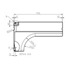 Miniature Réservoir eau propre passage de roue 100 litres - côtés droite et/ou gauche - FUSION N° 2