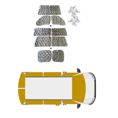 NRF KIT COMPLET - Pare brise + latéral + 2 portes coulissante - C. BERLINGO - P. PARTNER 1996 - 200E - NRF