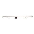 Miniature ATTENTION Produit imparfait | SERRURE POUSSOIR 3 POINTS MARRON AVEC TRINGLERIE N° 1