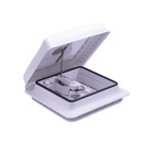 Miniature Lanterneau 28 x 28 avec ventilateur - BLANC N° 0