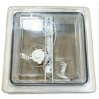 Miniature Lanterneau 28 x 28 avec ventilateur - CRISTAL N° 5