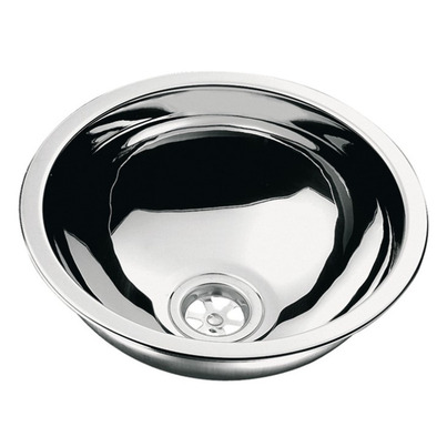 Evier rond en acier inoxydable - 29cm - CAN