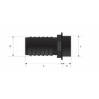 Miniature ATTENTION Produit imparfait | Raccord droit complet F 1"1/4 • D Ø 40 mm N° 2