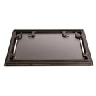 Miniature Baie projetable SQUARE en double vitrage acrylique – 800 X 450 - Store occultant + moustiquaire N° 1