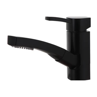 Mitigeur avec bec extractible et interrupteur NOIR raccord tétine 10/12mm - CAPRI - COMET