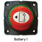 Miniature 2 x Sélecteur et coupe-batterie avec pommeau - 300 A N° 1
