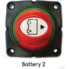 Miniature 2 x Sélecteur et coupe-batterie avec pommeau - 300 A N° 3