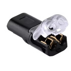Miniature Connecteur électrique étanche 2 broches – Raccord rapide sans dénudage N° 0