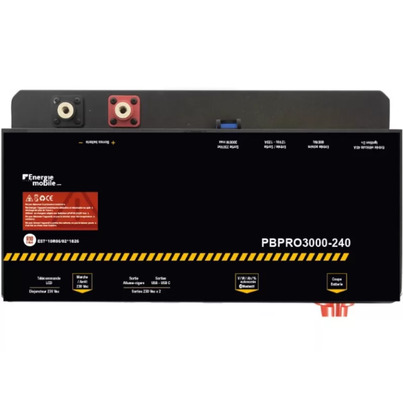 Générateur lithium 230V POWERBOX|3000 W / 240 Ah -ENERGIE MOBILE