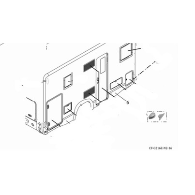 Bas de caisse avant droit – Chausson Welcome 610 (2016)