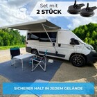 Miniature Kit de support UNIVERSEL pour store de camping-car - 2 pièces - GRAFT N° 13