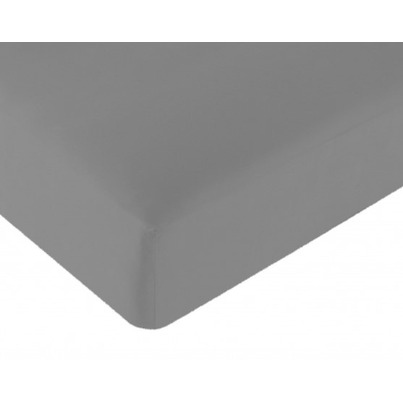 Ensemble Drap & Drap housse pour Prêt à dormir SWEET DREAMS 150 x 200 cm Lit central - Coloris GRIS - WOL