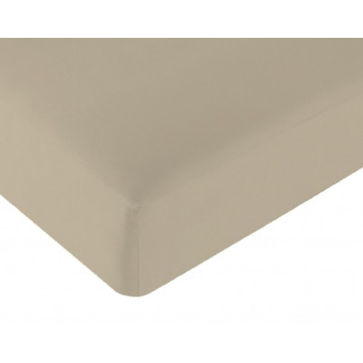 Ensemble Drap & Drap housse pour Prêt à dormir BILOBA 150 x 200 cm Lit central - Coloris BEIGE - IN CASA - INCASA