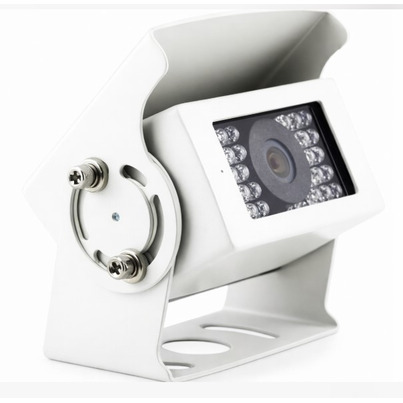 Caméra de recul filaire 28 leds blanche - EQUINOXE