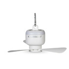 Miniature Lampe et Ventilateur de plafond nomade| 3 vitesses, Rechargeable & Télécommandé - CARBEST N° 1