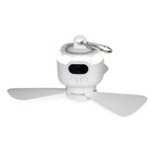 Miniature Lampe et Ventilateur de plafond nomade| 3 vitesses, Rechargeable & Télécommandé - CARBEST N° 4