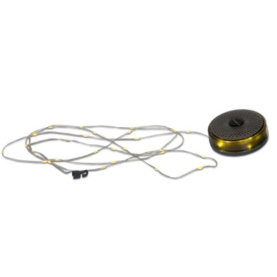 Lampe de camping SANNA avec guirlande lumineuse de 8m et aimant pour la suspendre - CARBEST