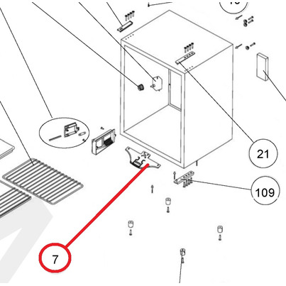 Couverture inférieur CRX N°7- DOMETIC