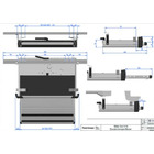 Miniature Marchepied électrique coulissant 12V | 700 mm | TEKNO CAMP  N° 1