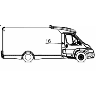 Montant avant droit GRIS pour Chausson Flash 10 (2012)