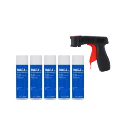 Pistolet adaptateur + 5 Colle Spray Haute Température 500ml -