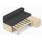 Miniature Matelas pour fourgon/van - PETIT Lit -  164 x 112 cm - 7 cm Mousse Haute Densité ( 28 kg/m³ ) + 3 cm Mémoire de Forme N° 0
