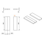Miniature Matelas pour fourgon/van - Expert / Jumpy -   180 x 112 cm - 7 cm Mousse Haute Densité ( 28 kg/m³ ) + 3 cm Mémoire de Forme N° 6