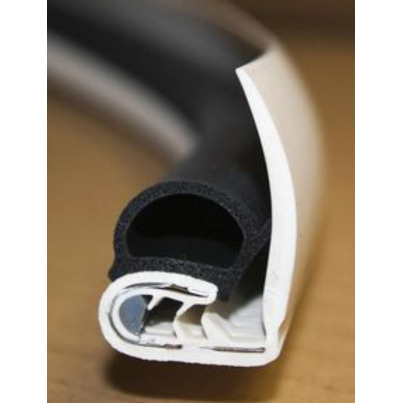Profil dormant avec joint BUTYL - AU MÈTRE - BLANC - ÉTANCHÉITÉ PORTE