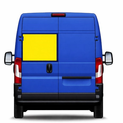 Baie fixe 826x665mm - PORTE ARRIÈRE GAUCHE - VERRE TEINTÉ - DUCATO / JUMPER / BOXER / MOVANO (DEPUIS 2007)