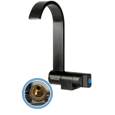 Robinet mélangeur rabattable eau froide Style série Black - OSCULATI