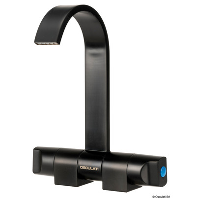 Robinet mélangeur rabattable Style série Black - OSCULATI