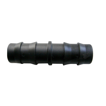 RACCORD DROIT DIAMÈTRE 40MM AVEC SUPPORT INTÉGRÉ - NOIR