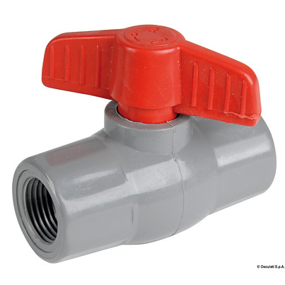 Vanne à bille 1" 1/4 polypropylène/nylon - OSCULATI