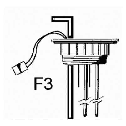 Sonde pour réservoir eaux propres  - 345 mm - 505635 -