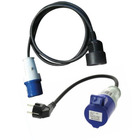 Miniature PACK 2 ADAPTATEURS ÉLECTRIQUES CEE P17 / DOMESTIQUE 230V - N° 0