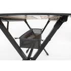 Miniature TABLE BAMBOU/ALU MENDOZA ENROULABLE -  80x60cm - CARBEST N° 10