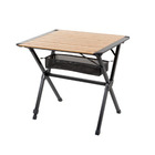 Miniature TABLE BAMBOU/ALU MENDOZA ENROULABLE -  80x60cm - CARBEST N° 12