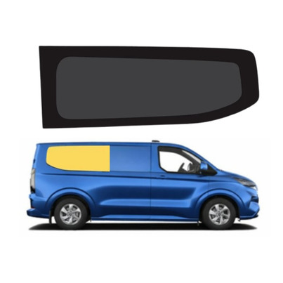 Baie fixe  -  1320 x 515 mm  - ARRIERE DROITE EN VERRE SECURIT -  Ford Custom - Depuis 2024