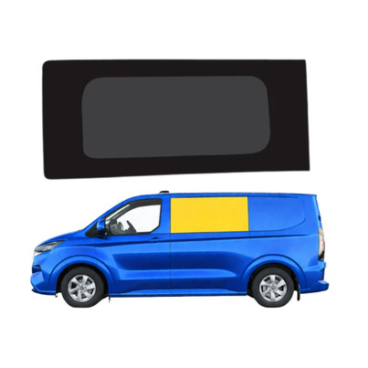Baie fixe  -   1230 x 565 mm  - AVANT GAUCHE EN VERRE SECURIT -  Ford Custom - Depuis 2024